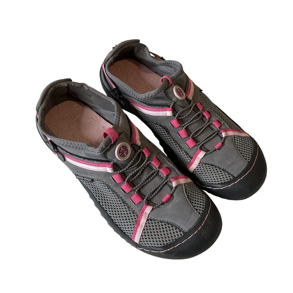 JBU by Jambu Tahoe Grey Pink Sneakers‎ Slip On Hiking Water-Ready Outdoor 9.5